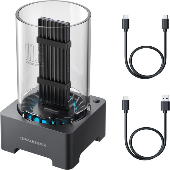 GRAUGEAR G-M2DK-AC-10G Tool-Free M.2 SSD Docking Station - Image 1