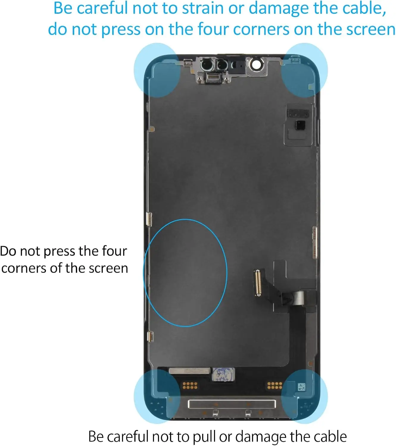 61-3G6pUvfL._AC_SL1500_ Soft OLED Display Assembly For iPhone 14 - Image 2
