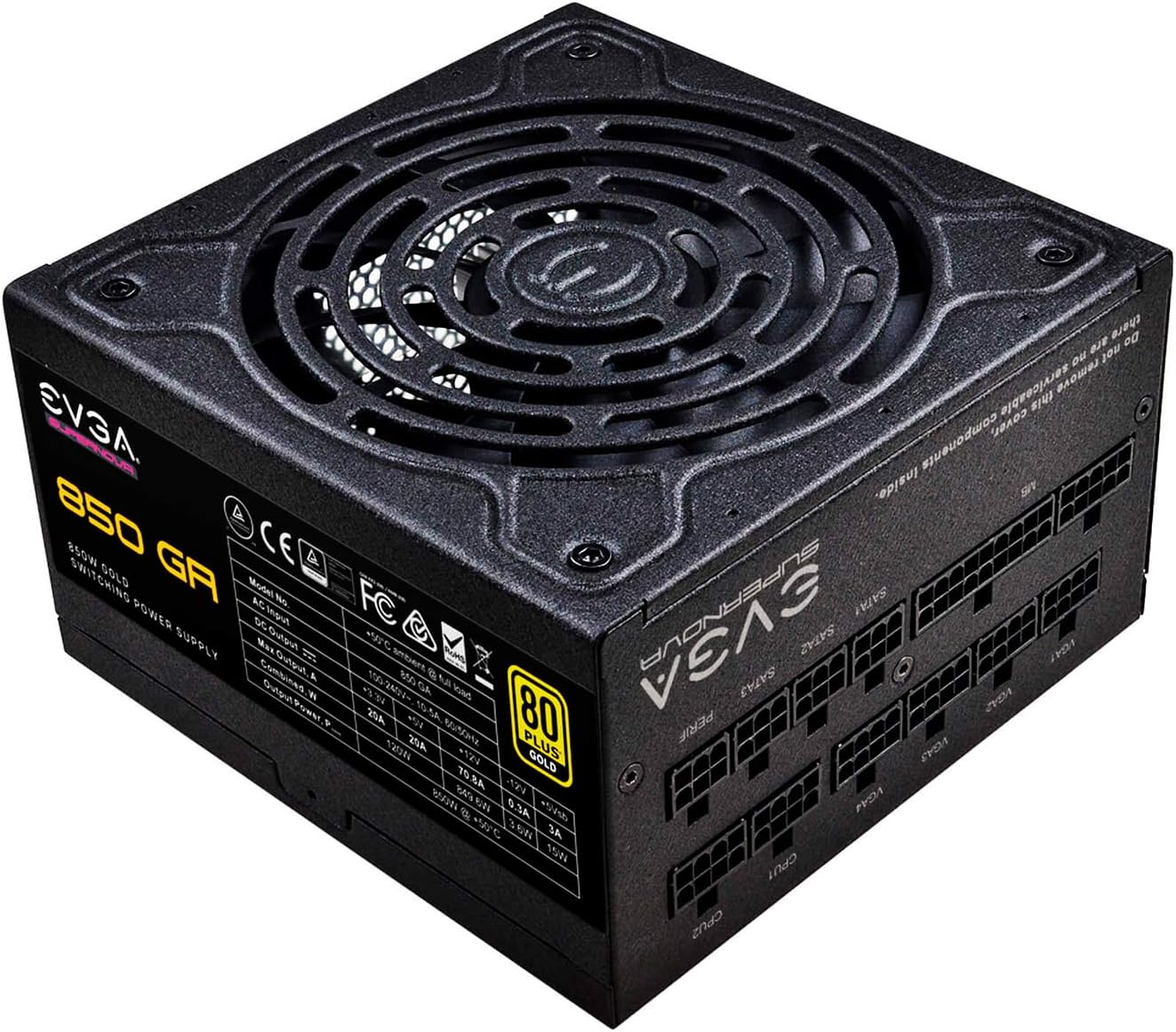 71B7Qot01cL._AC_SL1500_ EVGA SuperNOVA 850 Ga, 80 Plus Gold 850W Fully Modular Power Supply - Image 4
