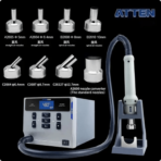 ATTEN ST-862D 1000W Lead-Free Hot Air Gun Soldering Station - Image 2