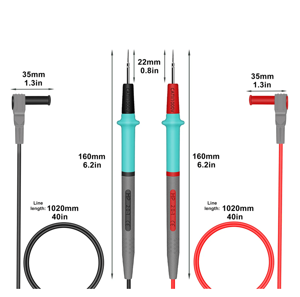 Screenshot 2024-02-03 at 1.05.37 AM Silicone Multimeter Test Leads with Needle Tip & Alligator Clip, 20A (1 Pair) - Image 3