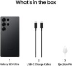 SAMSUNG Galaxy S25 Ultra 512GB AI Smartphone – Titanium Black (2025) - Image 2