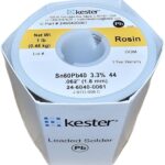 Kester 44 Rosin Core Solder Wire – 1 lb Spool