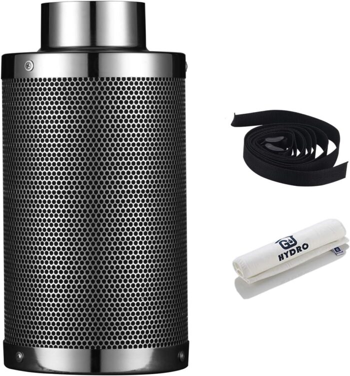 4-Inch Carbon Filter for Grow Tents with Australian Activated Charcoal – 210 CFM - Image 1