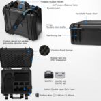 Lekufee Waterproof Hard Case for DJI Air 3S/3 (Case Only) - Image 4