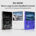RG40XX V Retro Handheld Game Console - Transparent Black - Image 5