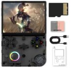 RG40XX V Retro Handheld Game Console - Transparent Black