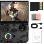 RG40XX V Retro Handheld Game Console - Transparent Black
