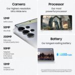 SAMSUNG Galaxy S25 Ultra 512GB AI Smartphone – Titanium Black (2025) - Image 3