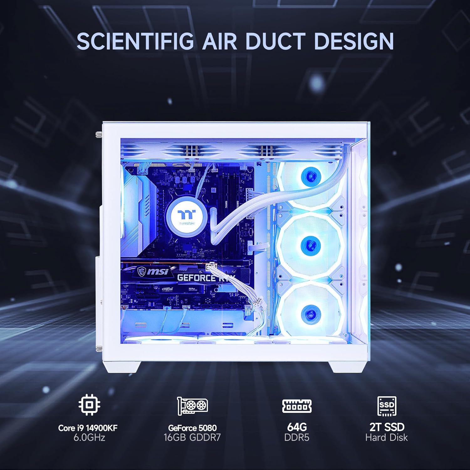 814f+dW7CJL._AC_SL1500_ X-Dragon Gaming PC Desktop - Image 3