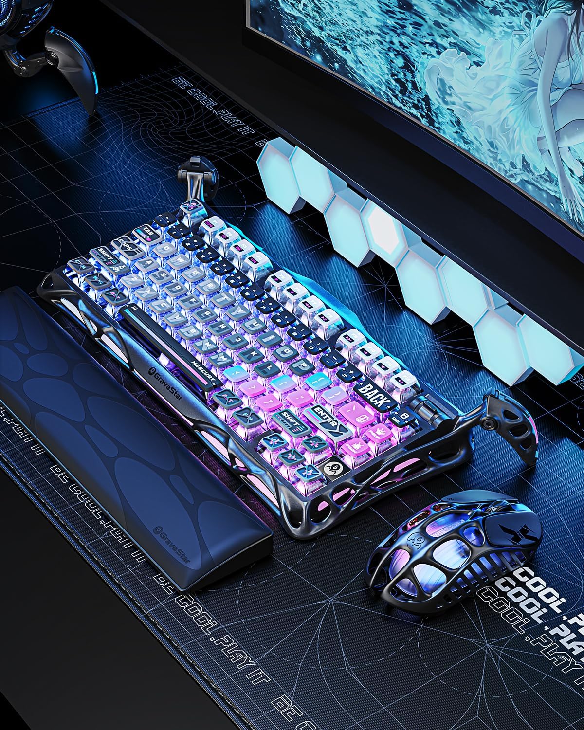 81XOWm7Q+TL._AC_SL1500_ GravaStar Mercury K1 Pro – 75% Wireless Mechanical Gaming Keyboard - Image 3