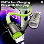Henruisi 4-in-1 Universal Fast Charging Cable | 240W PD USB-C + Lightning - Image 5