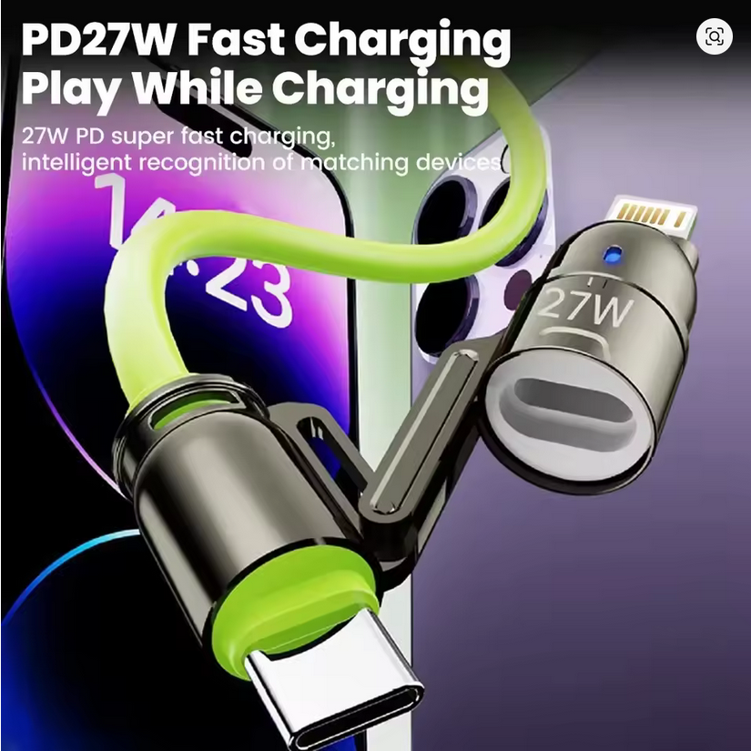 Screenshot 2025-05-10 at 03-03-12 4-in-1 USB Type C Lightning Cable 240W Super Fast Charging Cord Multiple Functions For iPhone 15 16 pro Xiaomi Huawei Samsung - AliExpress Henruisi 4-in-1 Universal Fast Charging Cable | 240W PD USB-C + Lightning - Image 5