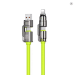 Henruisi 4-in-1 Universal Fast Charging Cable | 240W PD USB-C + Lightning