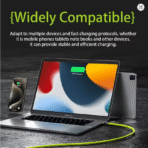 Henruisi 4-in-1 Universal Fast Charging Cable | 240W PD USB-C + Lightning - Image 3