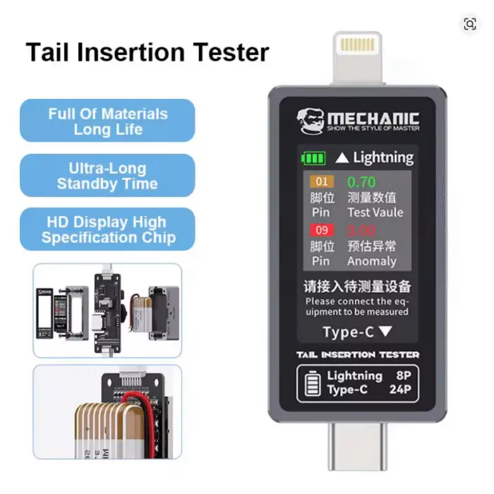 Mechanic T-824 Mobile Phone Tail Insertion Detector - Image 3