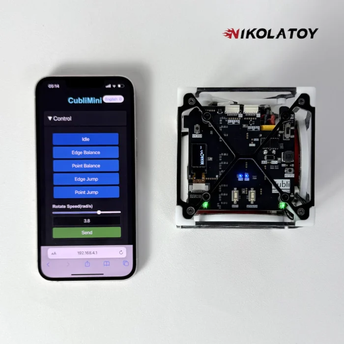 NIKOLATOY ESP32 Self-Balancing Cube Robot - Image 2