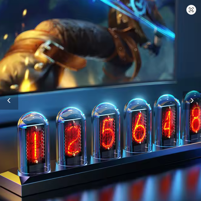 Screenshot 2025-08-12 at 20-25-59 RGB Nixie Tube Clock LED Glows IPS Color Screen DIY Analog Digital Tube Night lights Gaming Desktop Home Decoration Gift Idea - AliExpress 39 RGB Nixie Tube Clock – LED Glow with IPS Color Screen - Image 1