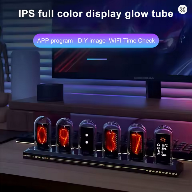 Screenshot 2025-08-12 at 20-26-09 RGB Nixie Tube Clock LED Glows IPS Color Screen DIY Analog Digital Tube Night lights Gaming Desktop Home Decoration Gift Idea - AliExpress 39 RGB Nixie Tube Clock – LED Glow with IPS Color Screen - Image 5