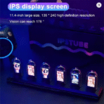RGB Nixie Tube Clock – LED Glow with IPS Color Screen - Image 4