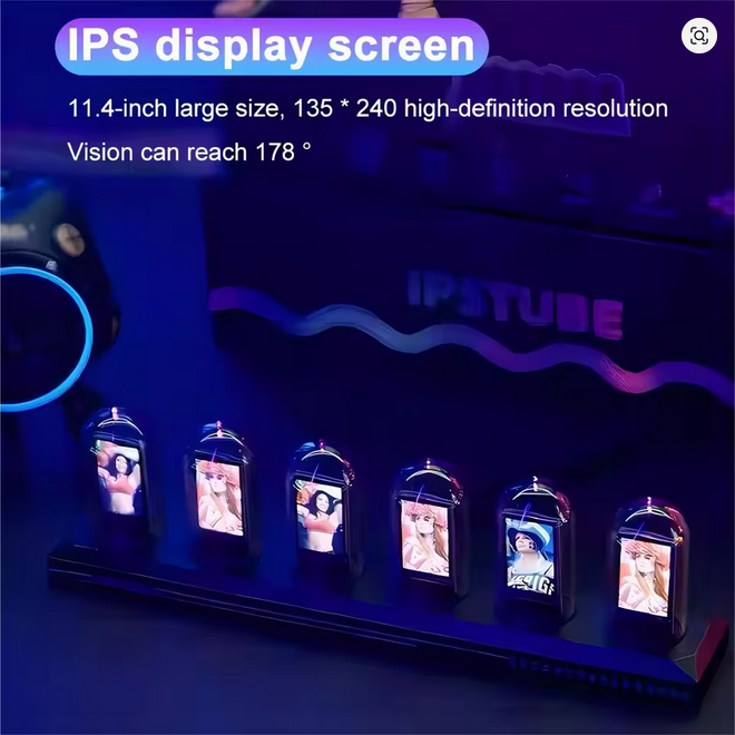 Screenshot 2025-08-12 at 20-26-17 RGB Nixie Tube Clock LED Glows IPS Color Screen DIY Analog Digital Tube Night lights Gaming Desktop Home Decoration Gift Idea - AliExpress 39 RGB Nixie Tube Clock – LED Glow with IPS Color Screen - Image 4