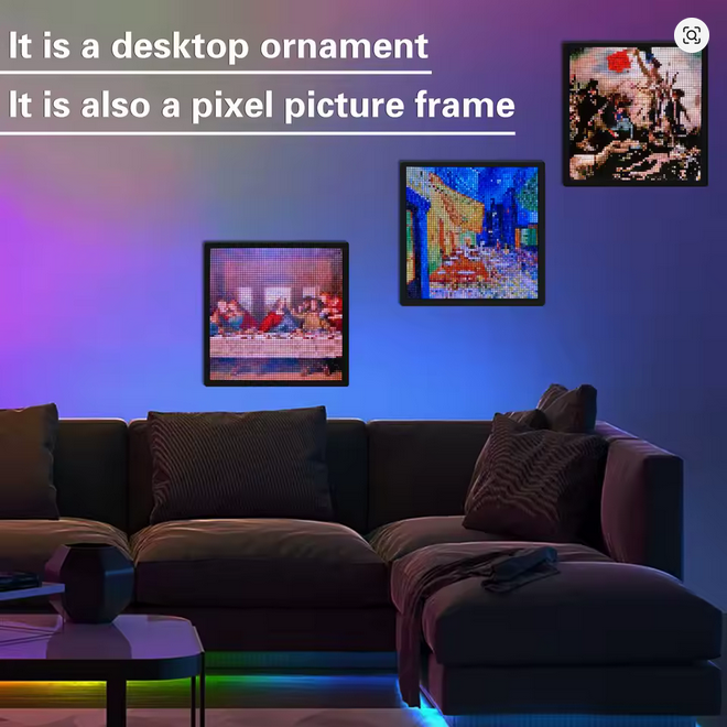 Screenshot 2025-08-12 at 21-11-59 LED Pixel Display 64x64 RGB LED Matrix Panel Programmable Pixel Art Display with Bluetooth APP Control Creative Pixel Screen - AliExpress 39 LED Pixel Display 64x64 RGB LED Matrix Panel – Programmable Pixel Art Display with Bluetooth APP Control - Image 4