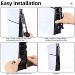 Cooling Fan for PS5 Slim – USB 3.0, LED Light Indicators, 2-Speed Control - Image 3