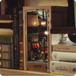 Kyoto Gion Book Nook Kit – Miniature Japanese Street Scene - Image 3