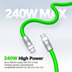 Liquid Silicone USB4 40Gbps USB-C to USB-C Cable - Image 3