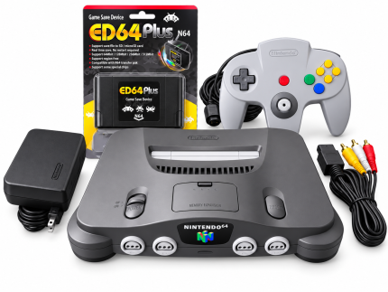 Nintendo 64 (N64) Japanese Console Bundle - Controller + Cables