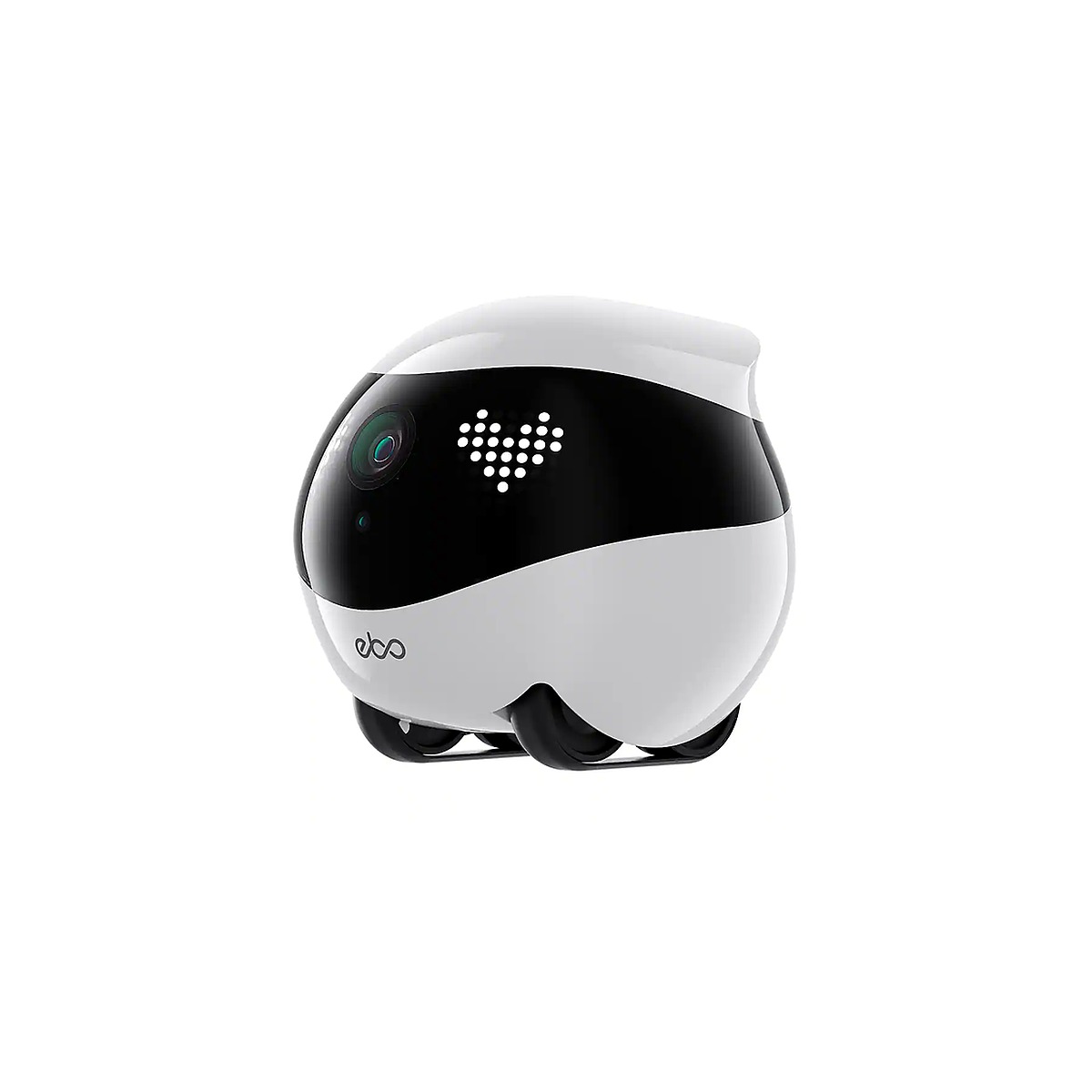 enabot-ebo-air-2-angle Enabot EBO Air 2 Whole-Home Mobile Robot – 2K Camera, Remote Monitoring & Auto Recharge – Dove White - Image 1